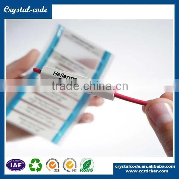 Eco-friendly Vinyl Tear Proof Factory Price Wrap Wire Label photo-5