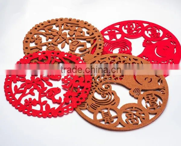 Beautiful Design Promotional Cheap Cup Mats