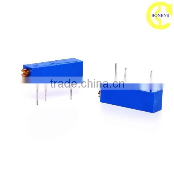 3006P 0.5w Multi-turns 1.5mm Metal Knob 200k Ohm Potentiometer photo-3