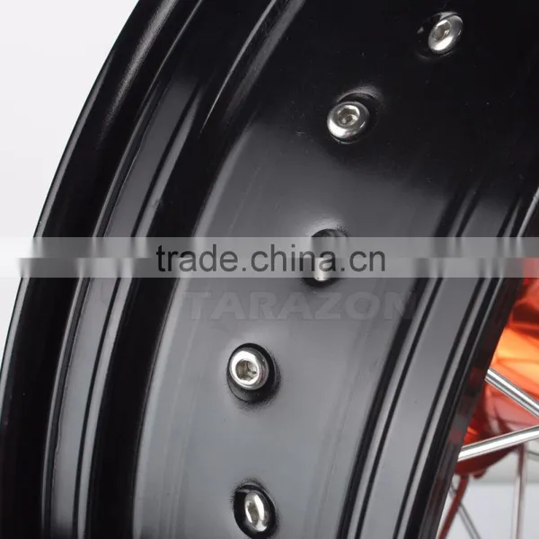 17 Inch Forge Motorcycle Spoke Wheel Sets for KTM Supermoto photo-4