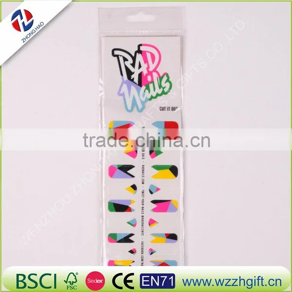 DIY Watermark Colorful Tip Nail Art Nail Sticker Nails Decal Manicure Water Transfer Stickers Decoration Nail Tools photo-5