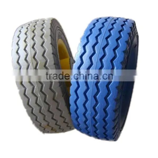 Inflate Tire Air Tire 4.10/3.50-4 Solid pu Foam Wheel photo-4