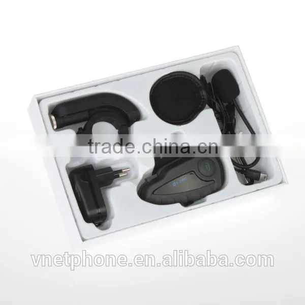 Vnetphone Motorcycle Bluetooth Walkie Talkie Bluetooth Adapter for Helmet photo-2