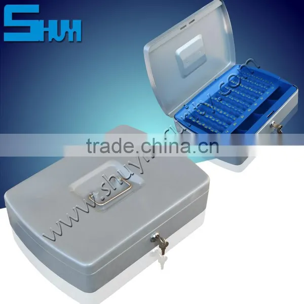 Portable Safe Box With Key Lock the Cash Box Can Keep Euro