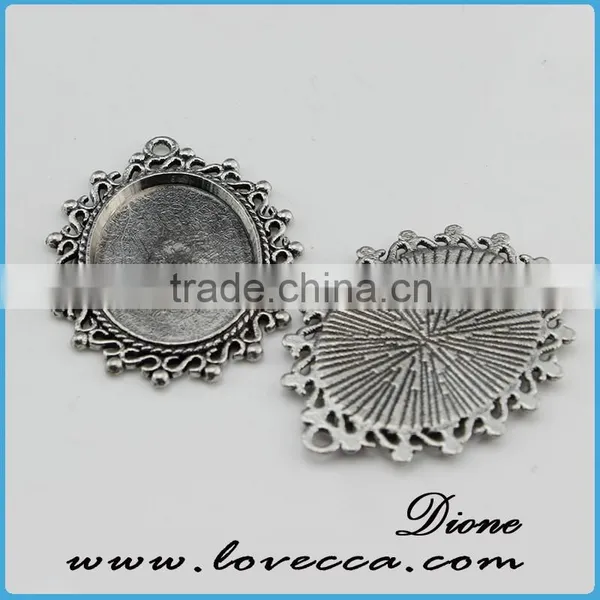 Charming Antique Brass Vintage Style Oval Setting for Sale photo-6