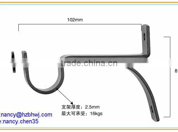 Wrought Iron Decorative Corner Iron Bracket