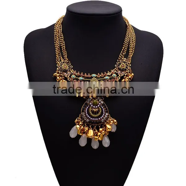 New National Alloy Fashion Jewelry Necklace