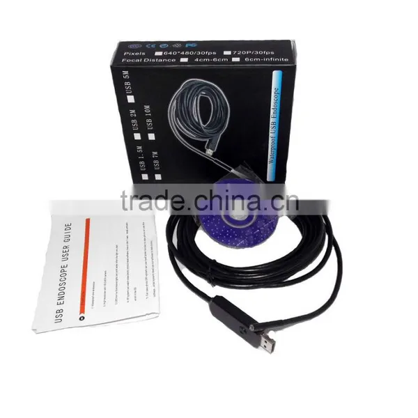 Mini 5.5mm Lens Borescope USB Tube Snake Scope Inspection Camera With 4 LED ,Waterproof Endoscope photo-2