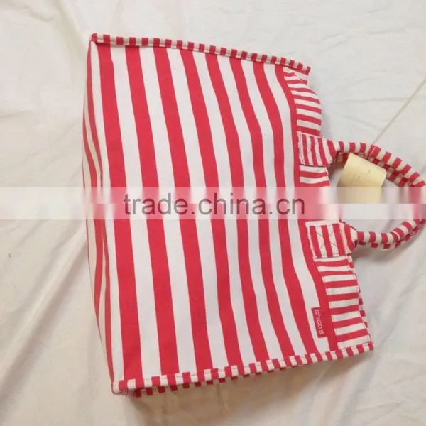 New Cotton Stripe Women Canvas/ Cottonr Tote Bags ,women Tote Bag (H81) photo-4