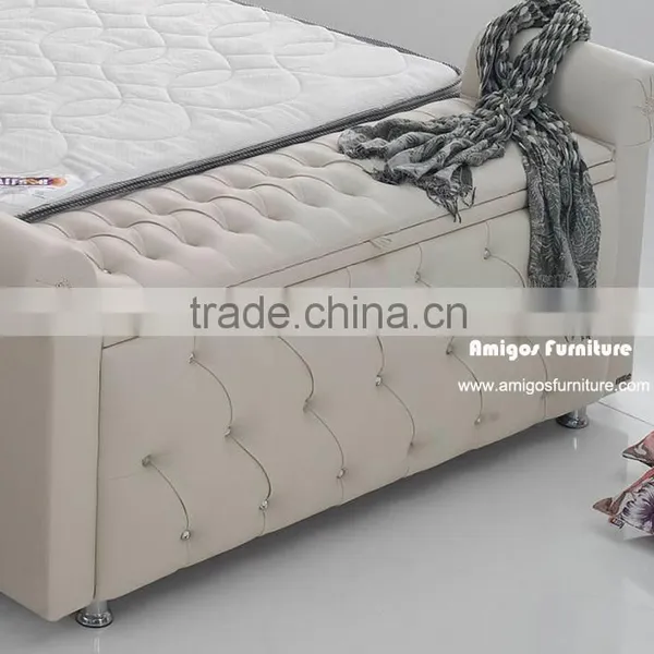 French Style Elegant Latest Double Bed Full Size Bed on Sale photo-4