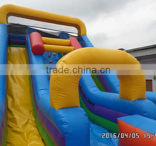 Large Inflatable Bouncer Castle and Slide Combo,huge Inflatable Obstacle Course photo-3