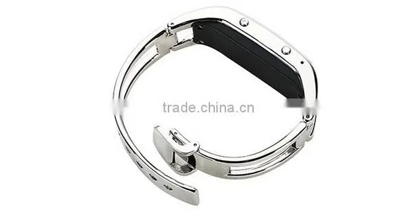 2016 New Fashion Metal Alloy Bluetooth D8 Smart Bracelet With Pedometer D8 Smart Bracelet Watch photo-3