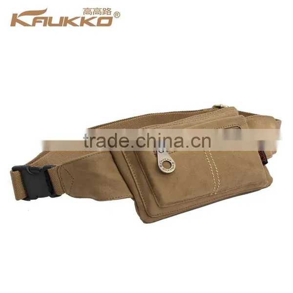 Fashion Waist Pack Canvas Waist Bag Fanny Pack Waist Belt Bag 2 Colors photo-2