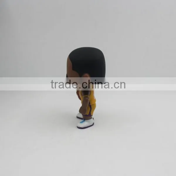 Custom Mini NBA Player Lakers Kobe Bryant Bobble Head Dolls Figurine Craft photo-4
