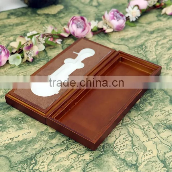 Wooden Color Perfume Box Packaging Display Box Gift Packaging Box photo-3