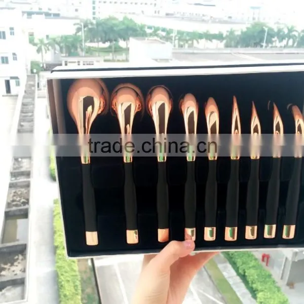 9pcs Smaller Mini Style Golf Toothbrush Makeup Brush Set / Oval Mini Golf Makeup Brush photo-4