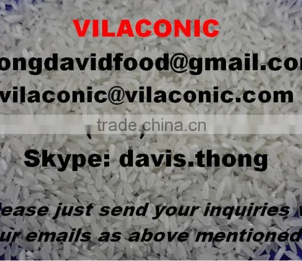 Long Grain White Rice 5% Broken (skype: Davis.thong)