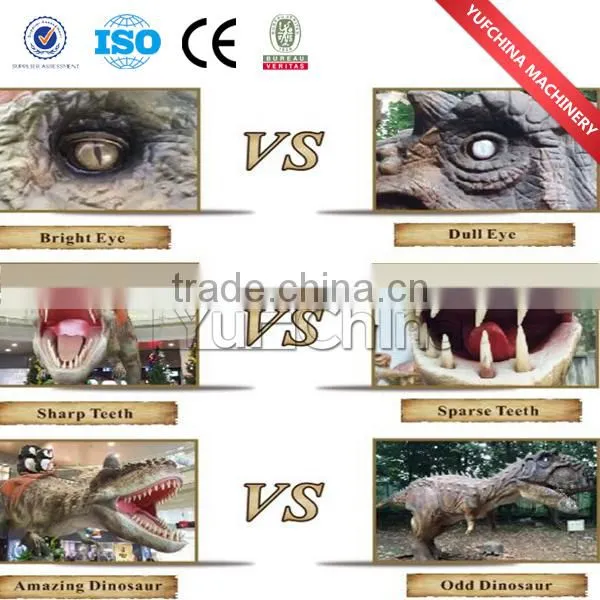Artificial Dinosaur Model With Sound Used for Children Playground photo-5