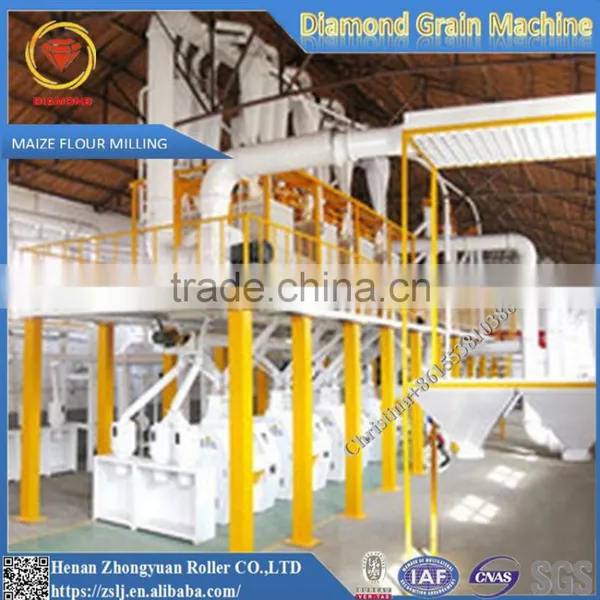 Henan Complete Sifted Rice Corn Wheat Flour Small Maize Milling Plant