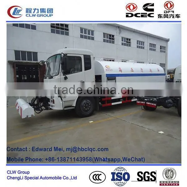 Dongfeng 4*2 4*4 Type 180 Hp~210 hp 8 Ton Street Sweeper Truck photo-4