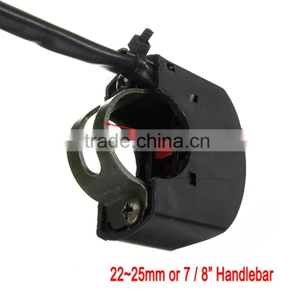 7/8inch Motorcycle Handlebar Accident Hazard Light Switch ON OFF Button photo-5