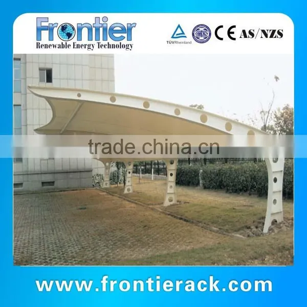 White Steel Structure Carport photo-4