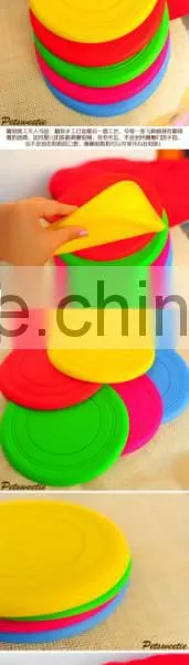 Wholesale Soft & BPA Free Frisbee Bite Resistant Pet Silicone Pet Flying Disc ,Harmless Pet Fris photo-2