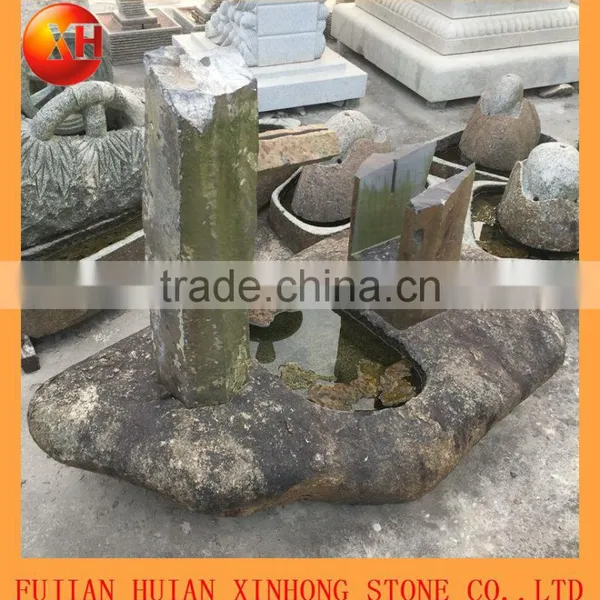 Outdoor Water Fountain With Blue Stone photo-3