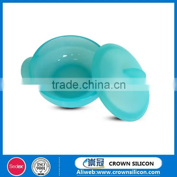 Silicone Baby Feeding Bowl With Lid / Silicone Small Food Bowl For Kids photo-2