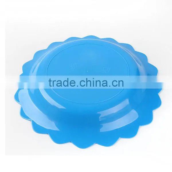 Blue Cartoon Pattern Plastic Plate photo-3