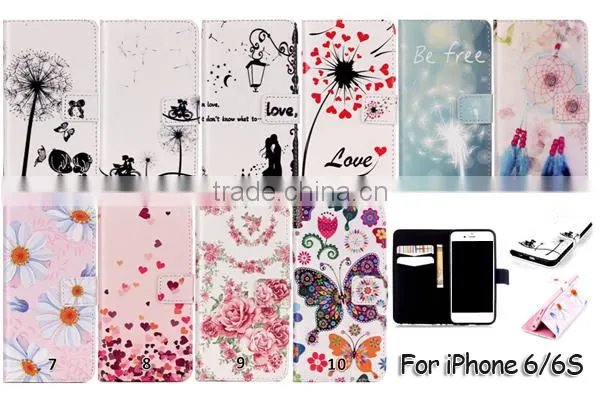 PU Leather Embossing Craft Cell Phone Case, Wholesale Leather Flip Case for IPhone6 6S photo-6