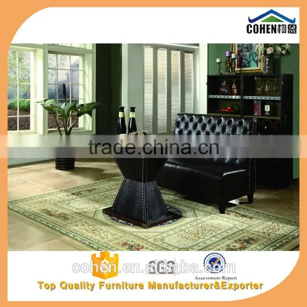 Factory Direct Sale Imported Leather High Density Sponge Restaurant Sofa Seat Special for You photo-3