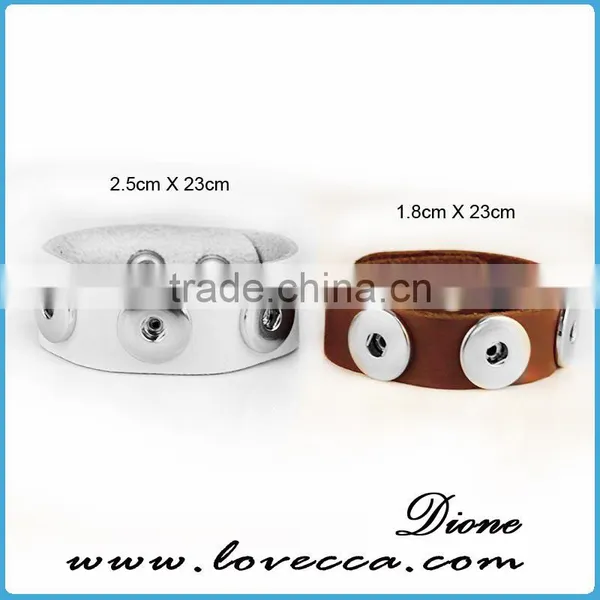 Wholesale Brass Snap Button Jewelry Fashion Button Bracelet photo-4