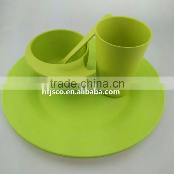 Low Price Best Design Traditional Bamboo Fiber Dinner Set photo-2