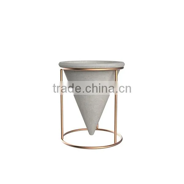 Balcony Pot Simple Style Concrete Plant Pot / Flower Pot photo-3