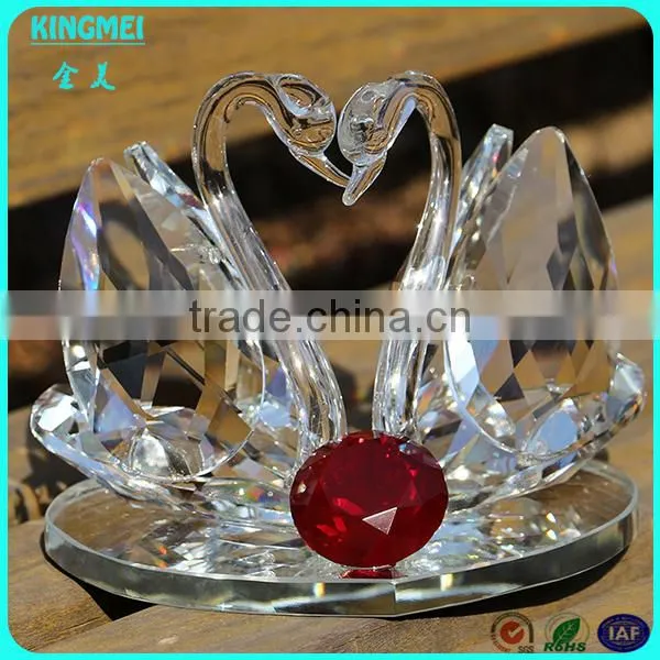 Hot Sale Crystal Animals & Crystal Swan Model & Purple Crystal Wedding Gift photo-6
