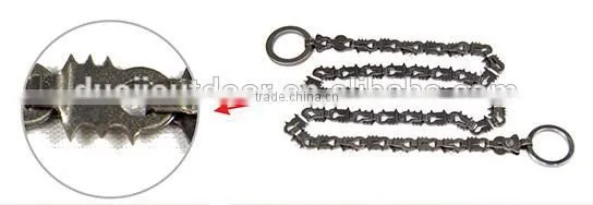 Bushcraft Emergency Chain Saw Banboo Saw Model#DJCS Saw Wooden Camp Saw Side Cutting Saw Tooth Knife photo-3