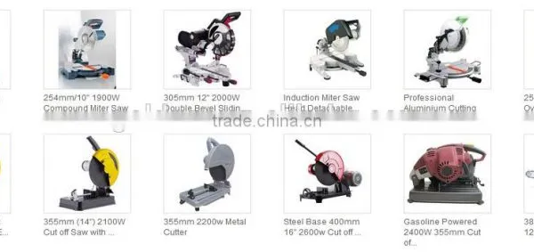 255mm Power Aluminium Wood Cutting Circular Saw Machine Electric 10" Double Bevel Slide Miter Saw photo-6
