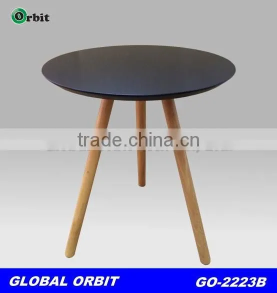 Home Furniture Tea Table, Modern Round Wooden Table, Design New Product photo-2