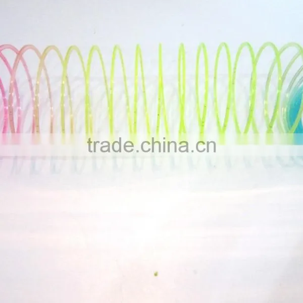 Hot Plastic Magic Rainbow Coil Spring Slinky Colorful Novelties Educational Toy Smaller Size photo-4