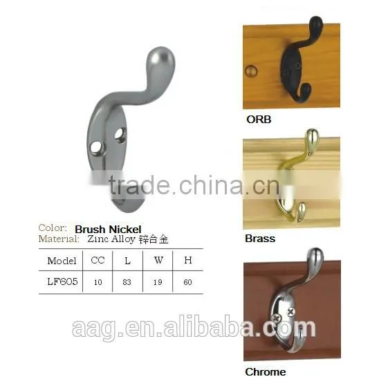 Stainless Steel Zinc Alloy Bathroom Cabinet Kitchen Handle Hook photo-2