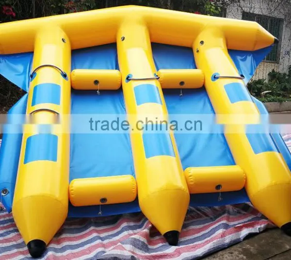 Inflatable Flying Fish Water Towable Tubes Banana Boat Water Sport Game photo-4