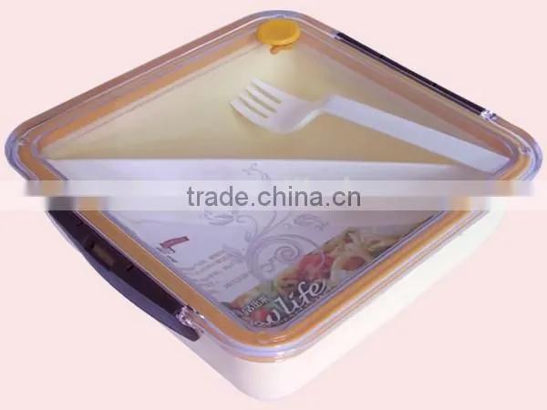 1.2L Food Grade Square Shape Seal Bento Kids Lunch Box photo-2