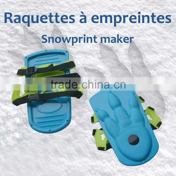 Dinosaur Claw Print Snow Shoes Tracks Kids Dinosaur Footprints in the Snow With Strap Kids Winter Snow Shoes Dinosaur TracksSand photo-4