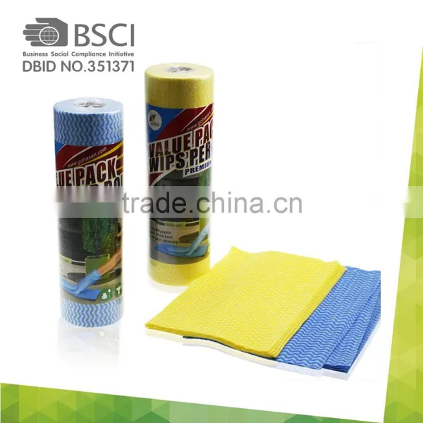Cheap Good Quality Big Spunlace Nonwoven Fabric Rolls Household Wiping Nonwoven Wipers photo-4