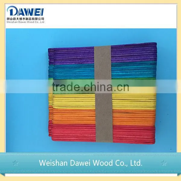 Kindergarten Handmade Craft Color Wooden Ice Cream Stick and Wood Chips photo-3