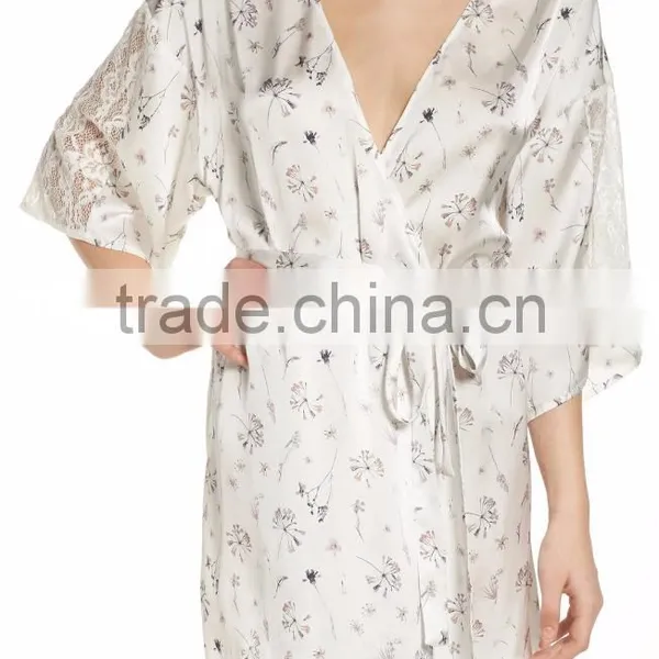 Robes for Bridesmaids Robes Satin Cheap Silk Pajamas Sleepwear Pajamas Wholesale Custom Made in China photo-4