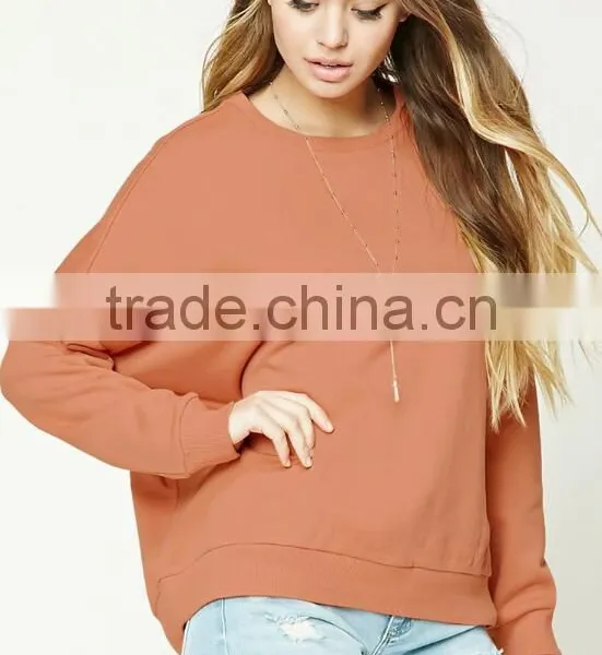 Custom Crewneck Sweatshirt Oversized Sublimation Spring Pullover Sweatshirt Without Hood For Young Ladies College photo-2