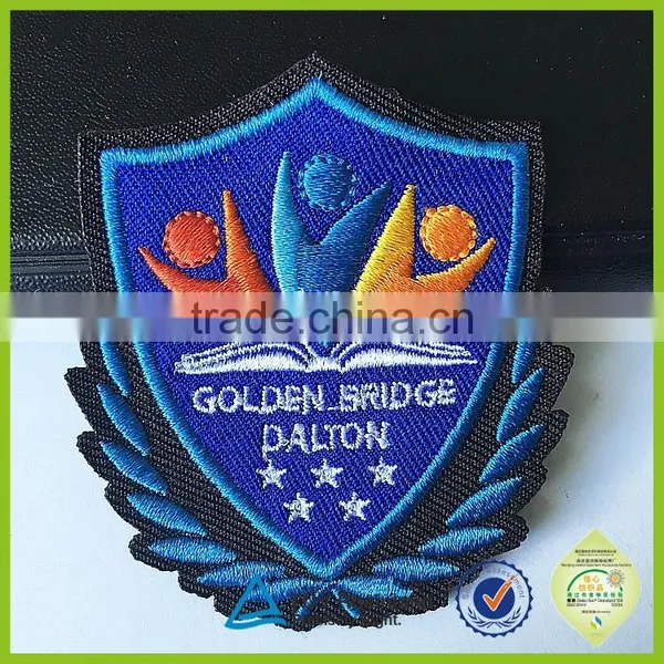 OEM Services Big Factory Backing Glue Heat Transfer Embroidery Patch for Clothing photo-5