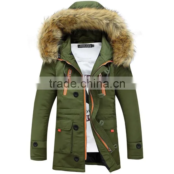Custom Super Warm Windproof Jacket Unisex Parka Cotton Padded Winter Jacket photo-4